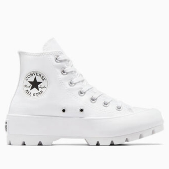 βοΈNWTβοΈ WOMEN'S CONVERSE LUG HIGH TOPS - Picture 4 of 16